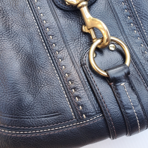 Gossip Girl COACH Black Hampton HOBO Bag - Picture 5 of 16